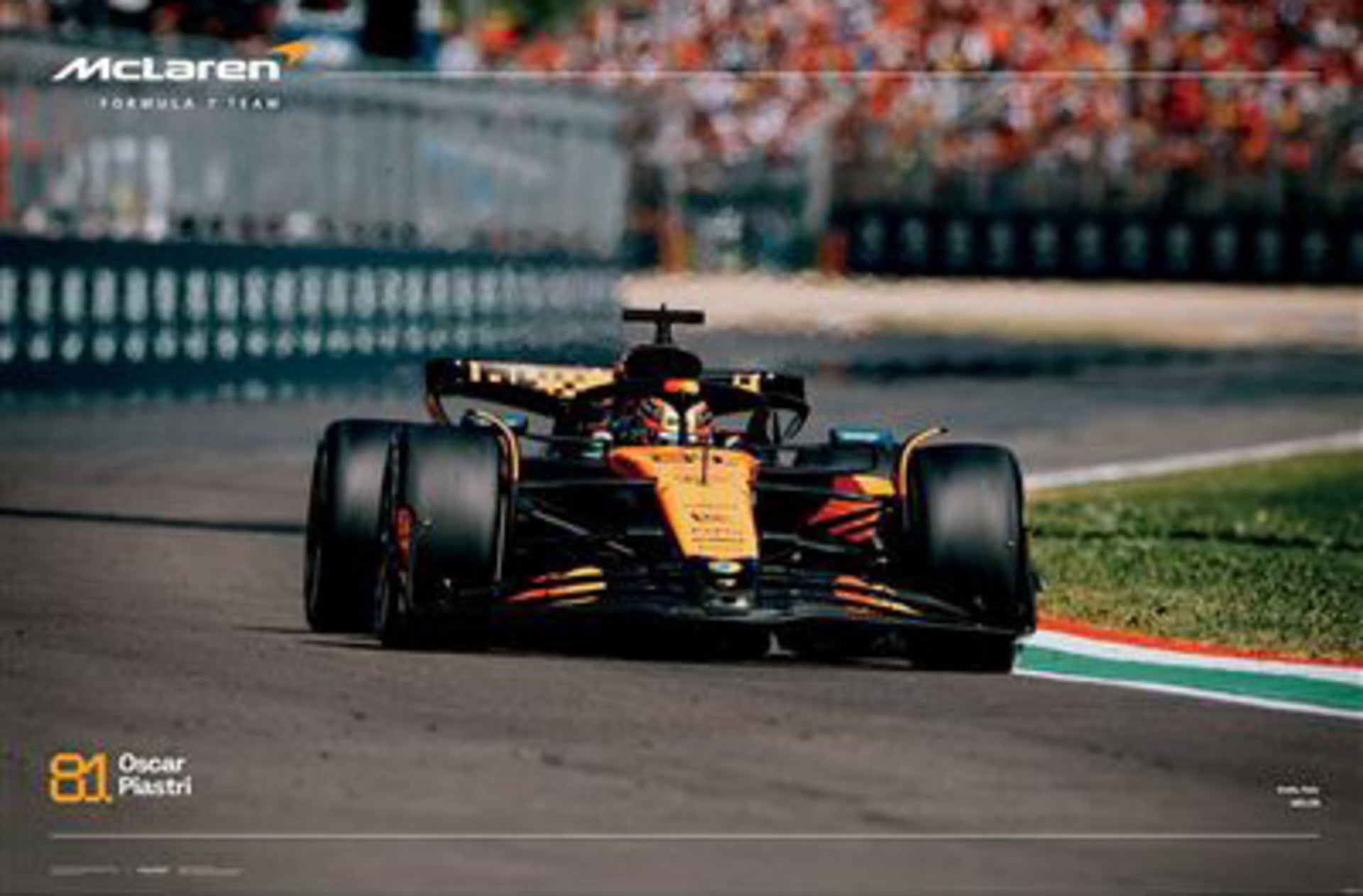 Poster F1 Oscar Piastri Imola 91 5x61cm PP2512221 | Yourdecoration.com
