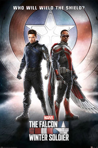 Poster Falcon And the Winter Soldier Wield the Shielmaxi Poster 61x91 5cm Pyramid PP34760 | Yourdecoration.com