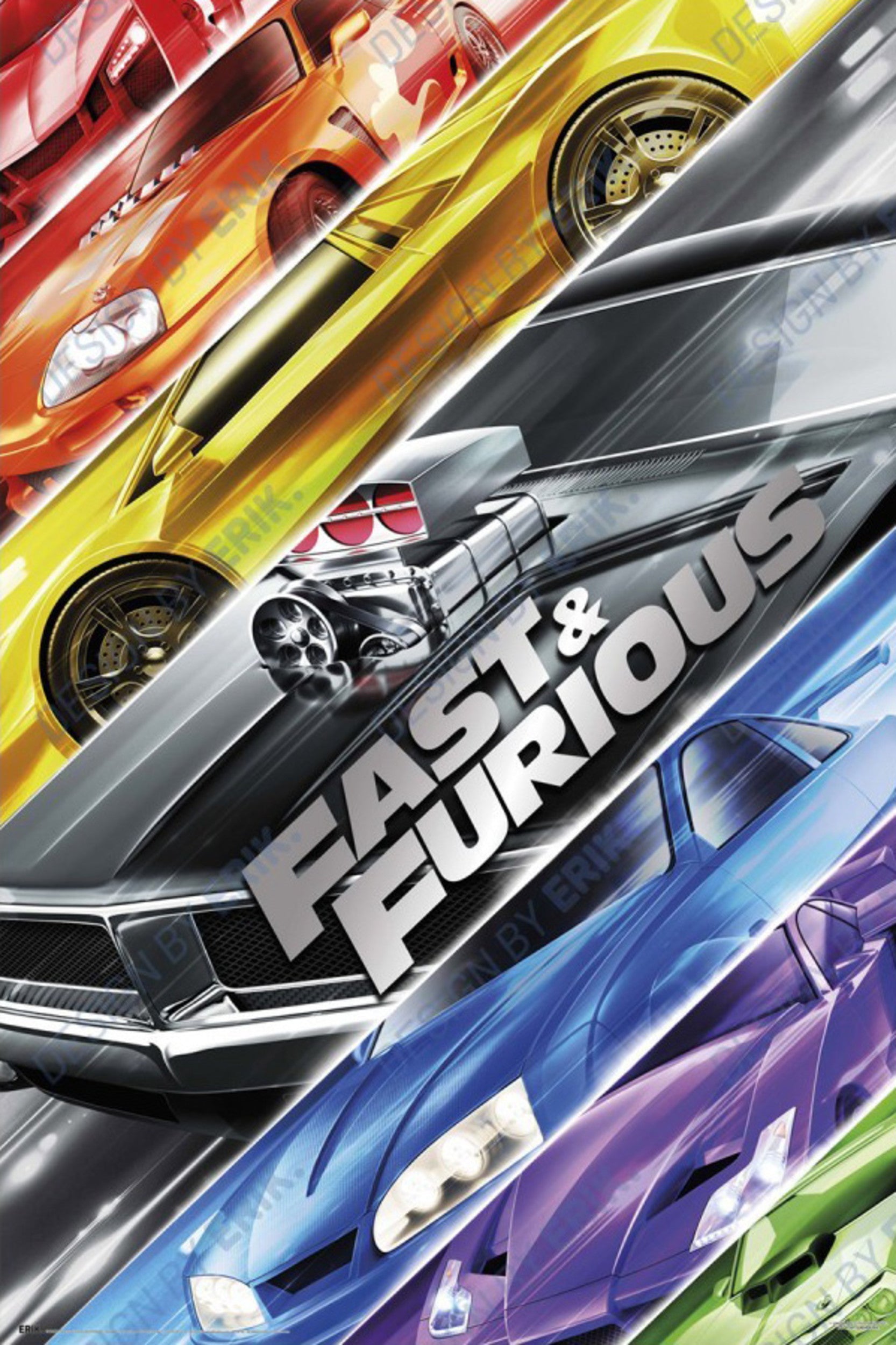 Poster Fast And Furious Couches 61x91 5cm GPE6103 | Yourdecoration.com