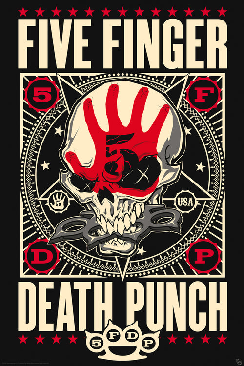 Poster Five Finger Death Punch Knucklehead 61x91 5cm GBYDCO448 | Yourdecoration.com