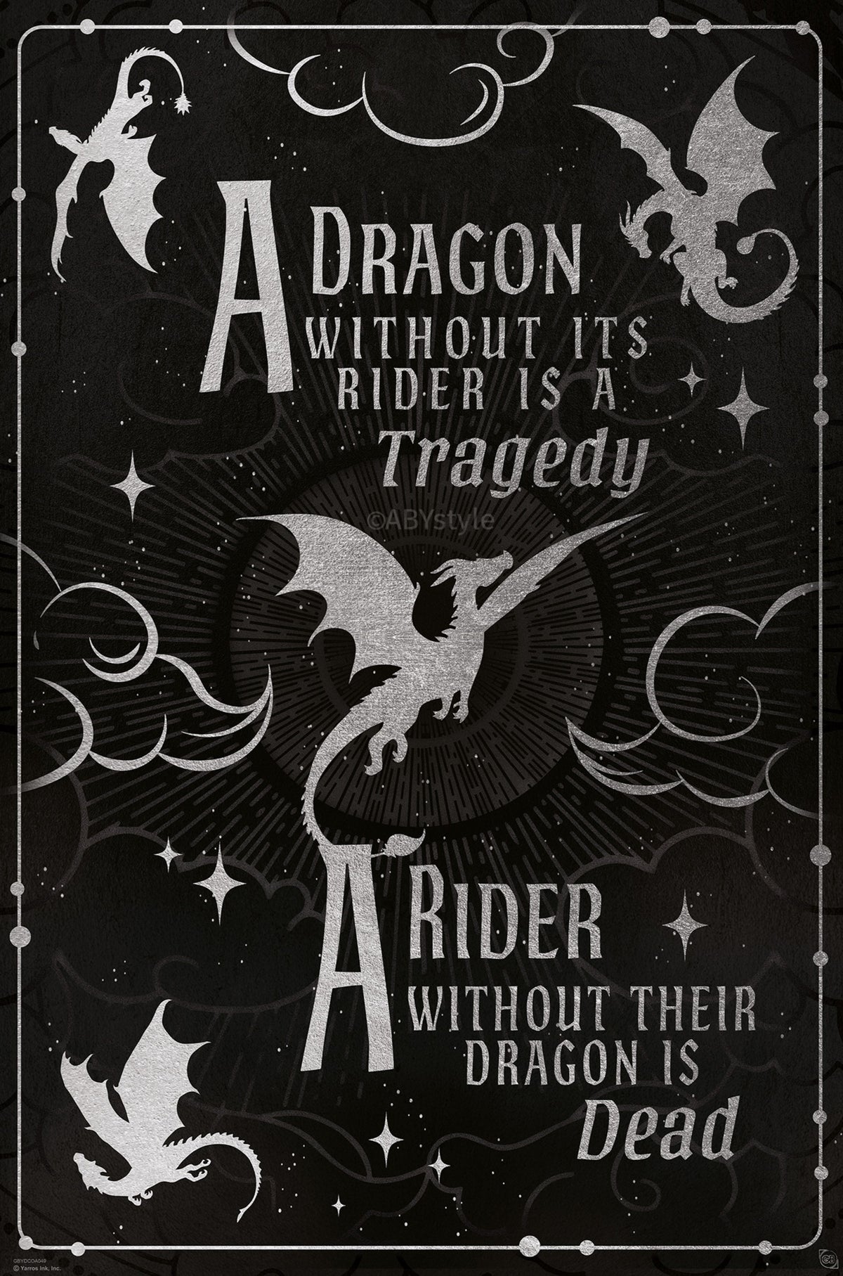 Poster Fourth Wing Quotes 61x91 5cm GBYDCOA049 | Yourdecoration.com