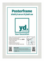 Poster Frame 61x91,5cm White MDF Front Insert Sheet | Yourdecoration.com