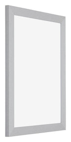 Poster Frame MDF 30x40cmMat Silver Front Oblique | Yourdecoration.com