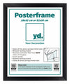 Poster Frame MDF 38x52cm Black Mat Front Size | Yourdecoration.com