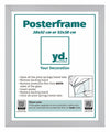 Poster Frame MDF 38x52cm Mat Silver Front Size | Yourdecoration.com