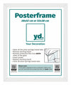Poster Frame MDF 38x52cm White Mat Front Size | Yourdecoration.com