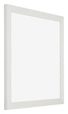 Poster Frame MDF 40x40cm White Mat Front Oblique | Yourdecoration.com