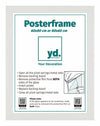Poster Frame MDF 60x80 White Mat Front Size | Yourdecoration.com