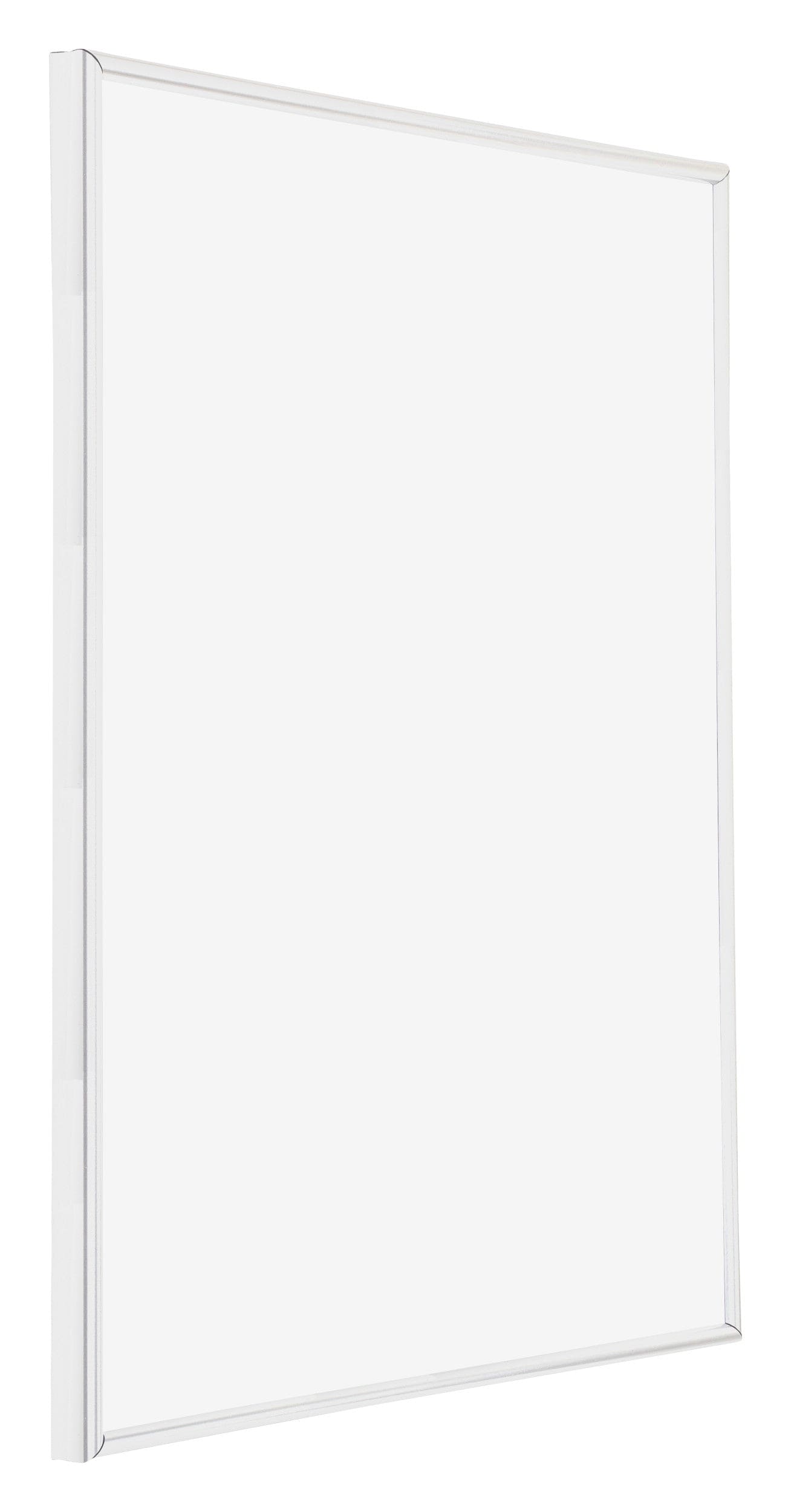 Poster Frame Plastic 38x52cm White High Gloss Front Oblique | Yourdecoration.com