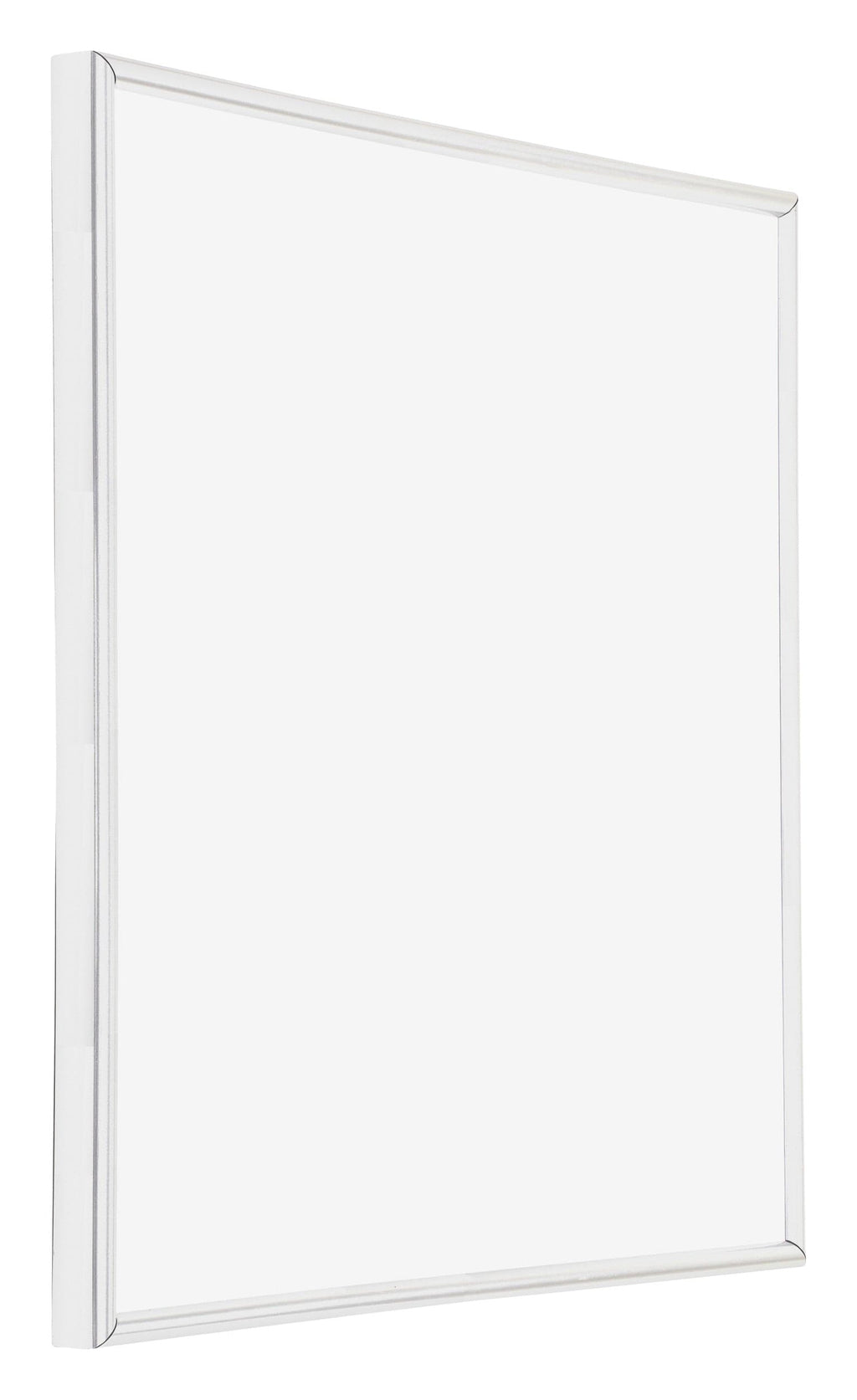 Poster Frame Plastic 40x40cm White High Gloss Front Oblique | Yourdecoration.com