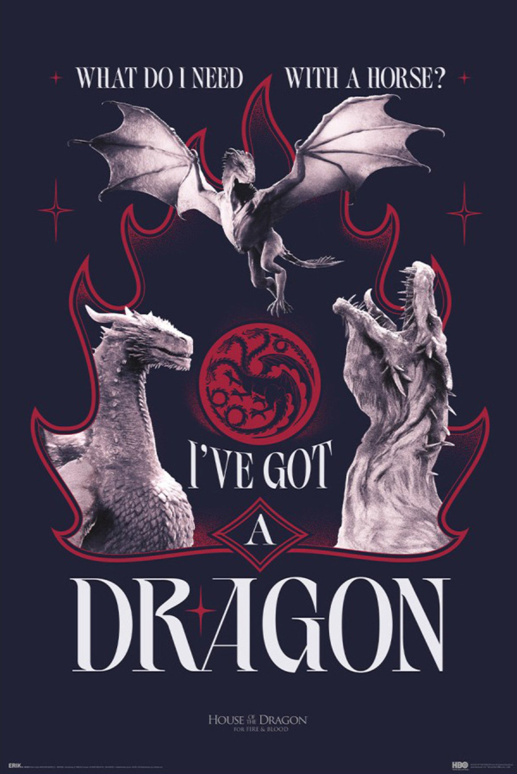 Poster Game Of Thrones House Of The Dragon Season 3 61x91 5cm GPE6057 | Yourdecoration.com