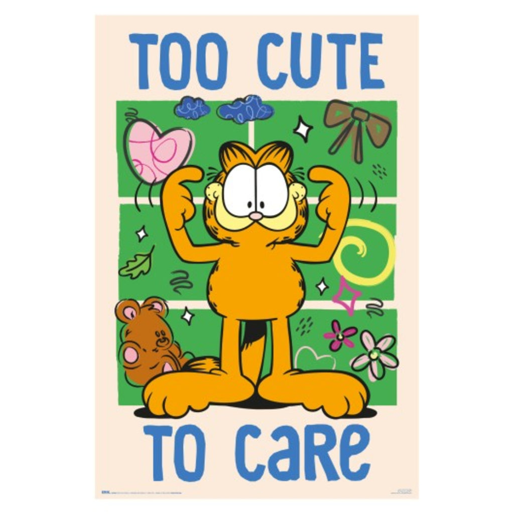 Poster Garfield To Cute To Care 61x91 5cm GPE5969 | Yourdecoration.com