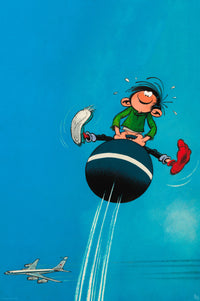 Poster Gaston Jumping Balloon 61x91 5cm Abystyle GBYDCO534 | Yourdecoration.com