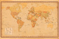 Poster Harper Collins Antique World Map 21 91 5x61cm Abystyle GBYDCO485 | Yourdecoration.com