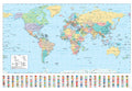 Poster Harper Collins World Map 21 91 5x61cm Abystyle GBYDCO484 | Yourdecoration.com