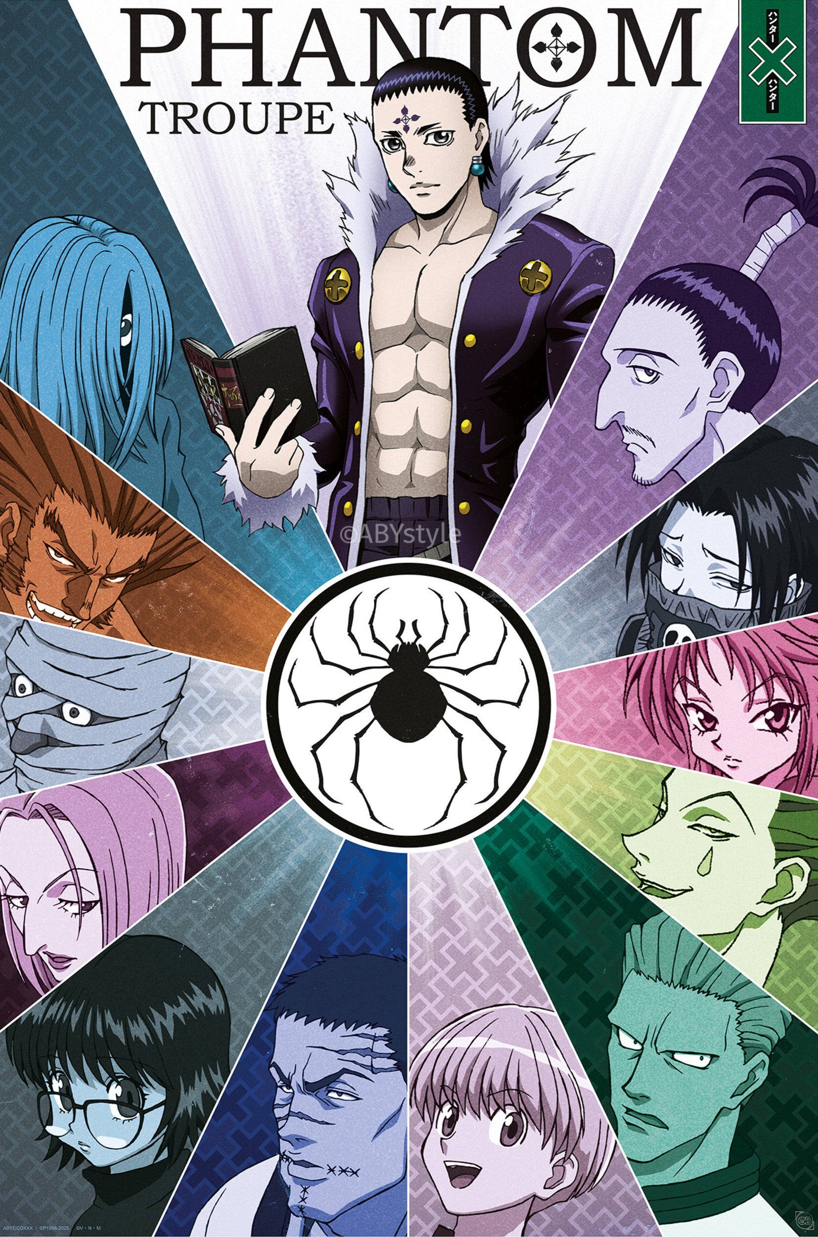 Poster Hunter X Hunter Spider Members 61x91 5cm GBYDCOA028 | Yourdecoration.com