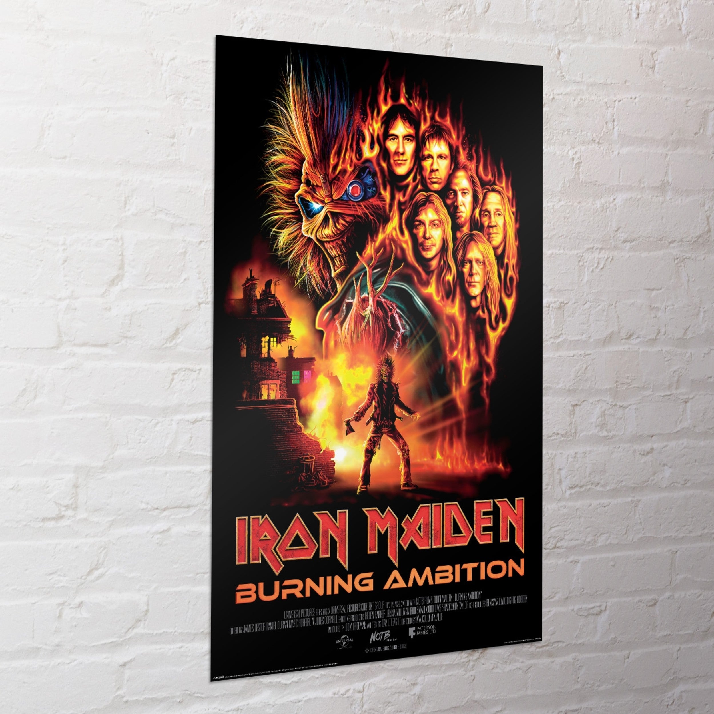 Poster Iron Maiden Burning Ambition 61x91 5cm PP2512952 Sfeer | Yourdecoration.com