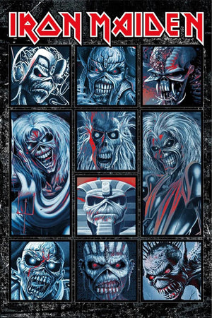 Poster Iron Maiden Ten Eddies 61x91 5cm Pyramid PP35284 | Yourdecoration.com