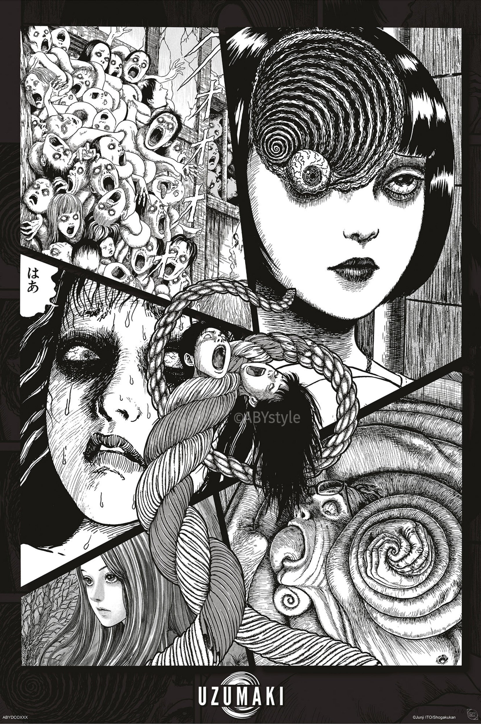 Poster Junji Ito Uzumaki 61x91 5cm GBYDCOA033 | Yourdecoration.com