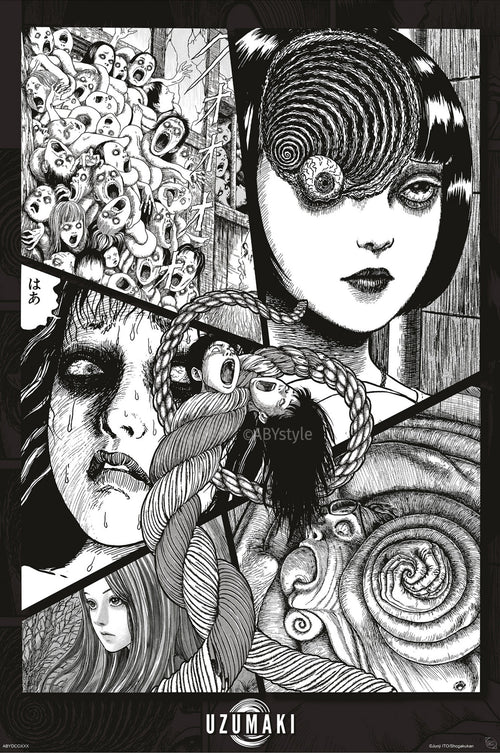 Poster Junji Ito Uzumaki 61x91 5cm GBYDCOA033 | Yourdecoration.com