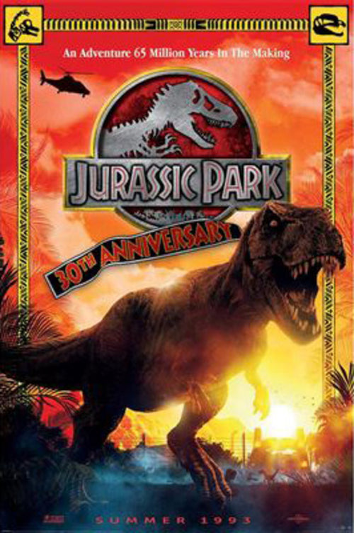 Poster Jurassic Park 30Th Anniversary 61x91 5cm Pyramid PP35214 | Yourdecoration.com