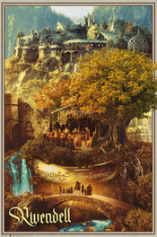 Poster Lord Of The Rings Rivendell 61x91 5cm GBYDCOA013 | Yourdecoration.com