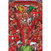 Poster Manchester United Legends 61x91 5cm Grupo Erik GPE6011 | Yourdecoration.com