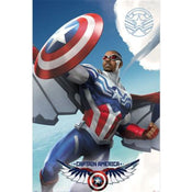 Poster Marvel Captain America Flying 61x91 5cm PP2404917 | Yourdecoration.com