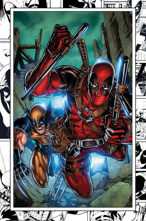 Poster Marvel Comics Wolverine and Deadpool 61x91 5cm PP2400604 | Yourdecoration.com