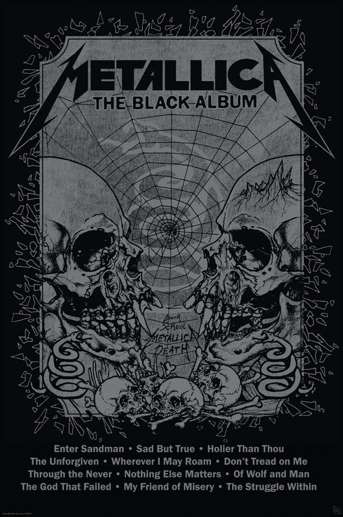 Poster Metallica Black Album 61x91 5cm Abystyle GBYDCO433 | Yourdecoration.com