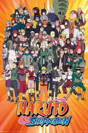 Poster Naruto Shippuden Characters 61x91 5cm GPE6022 | Yourdecoration.com