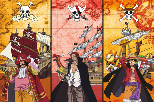Poster One Piece Captains And Boats 91 5x61cm Abystyle GBYDCO490 | Yourdecoration.com