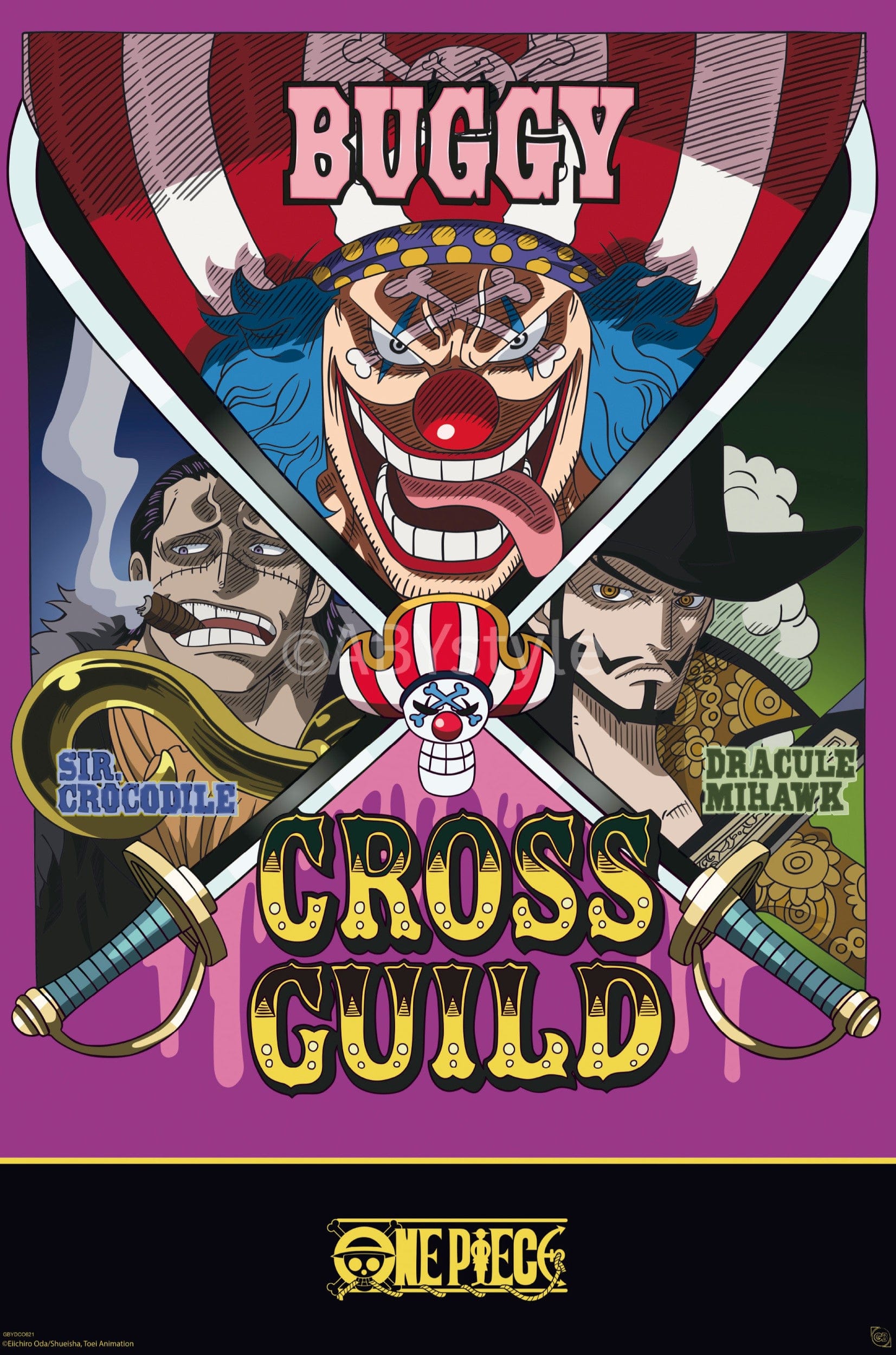 Poster One Piece Cross Guild 61x91 5cm Abystyle GBYDCO621 | Yourdecoration.com