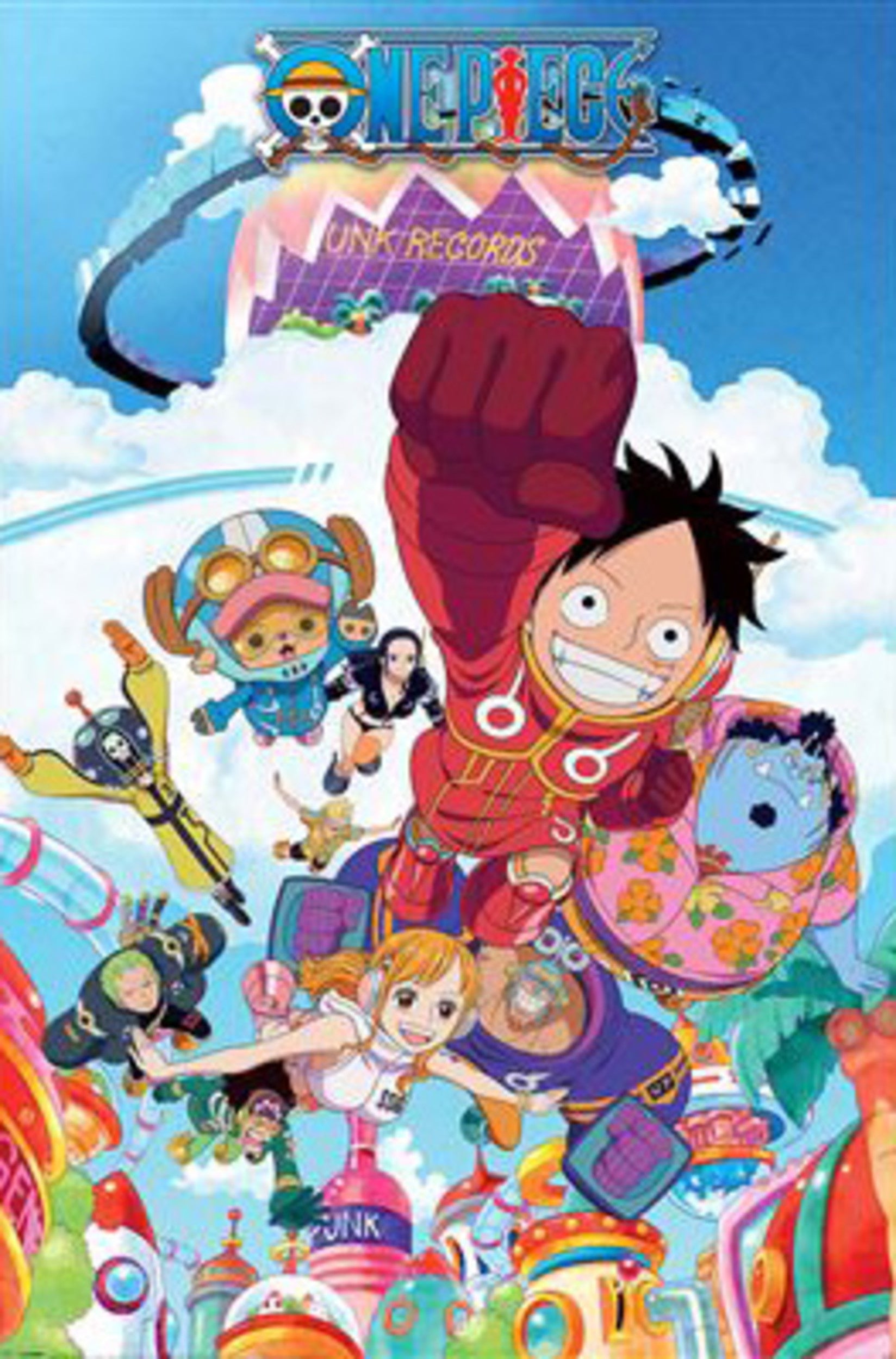 Poster One Piece Punk Records 61x91 5cm PP2510163 | Yourdecoration.com