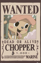 Poster One Piece Wanted Chopper 61x91 5cm PP2510041 | Yourdecoration.com