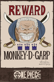 Poster One Piece Wanted Garp Cross Guild 61x91 5cm GBYDCOA008 | Yourdecoration.com
