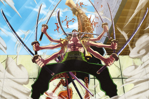 Poster One Piece Zoro Vs Kaku 91 5x61cm GBYDCOA035 | Yourdecoration.com