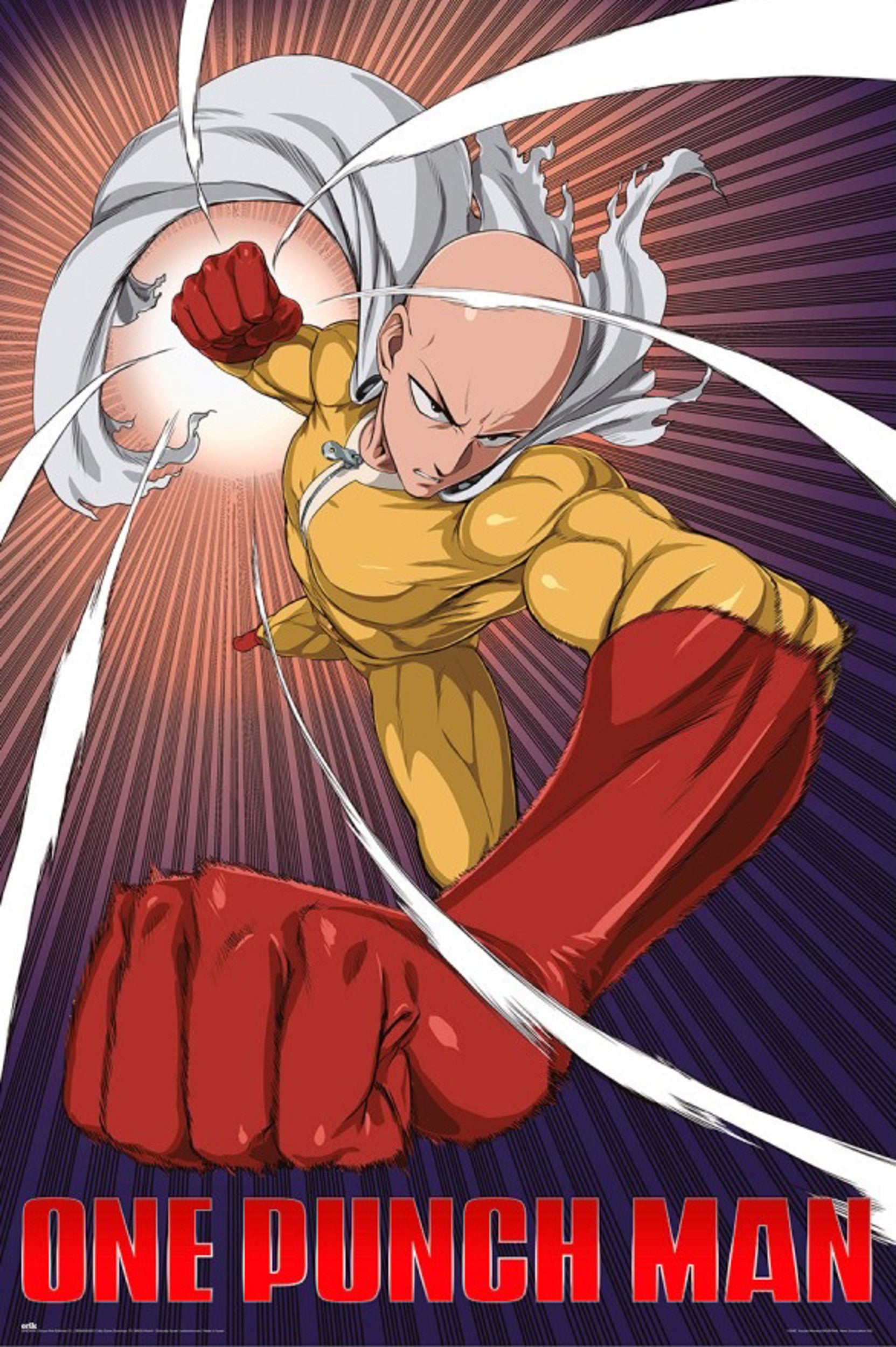 Poster One Punch Man Saitama 61x91 5cm GPE5679 | Yourdecoration.com
