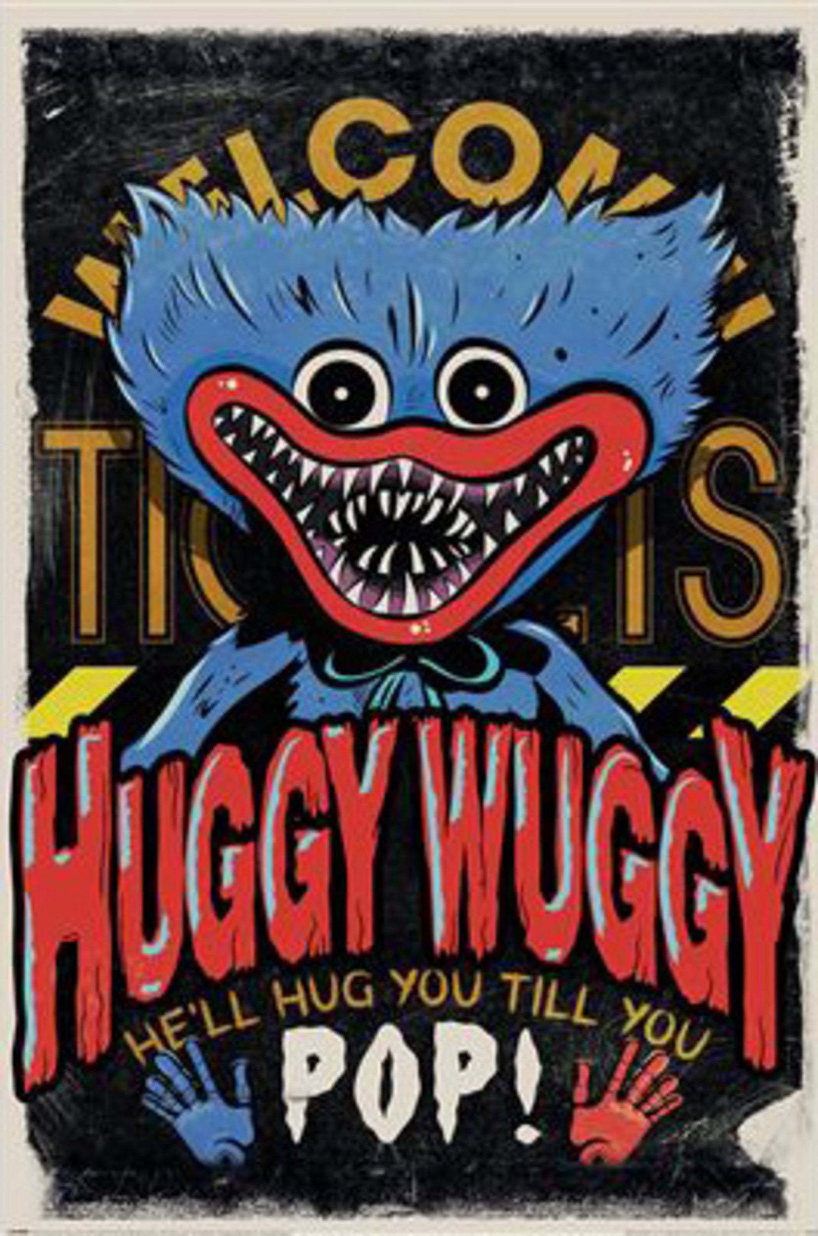 Poster Poppy Playtime Huggy Wuggy 61x91 5cm PP2512237 | Yourdecoration.com