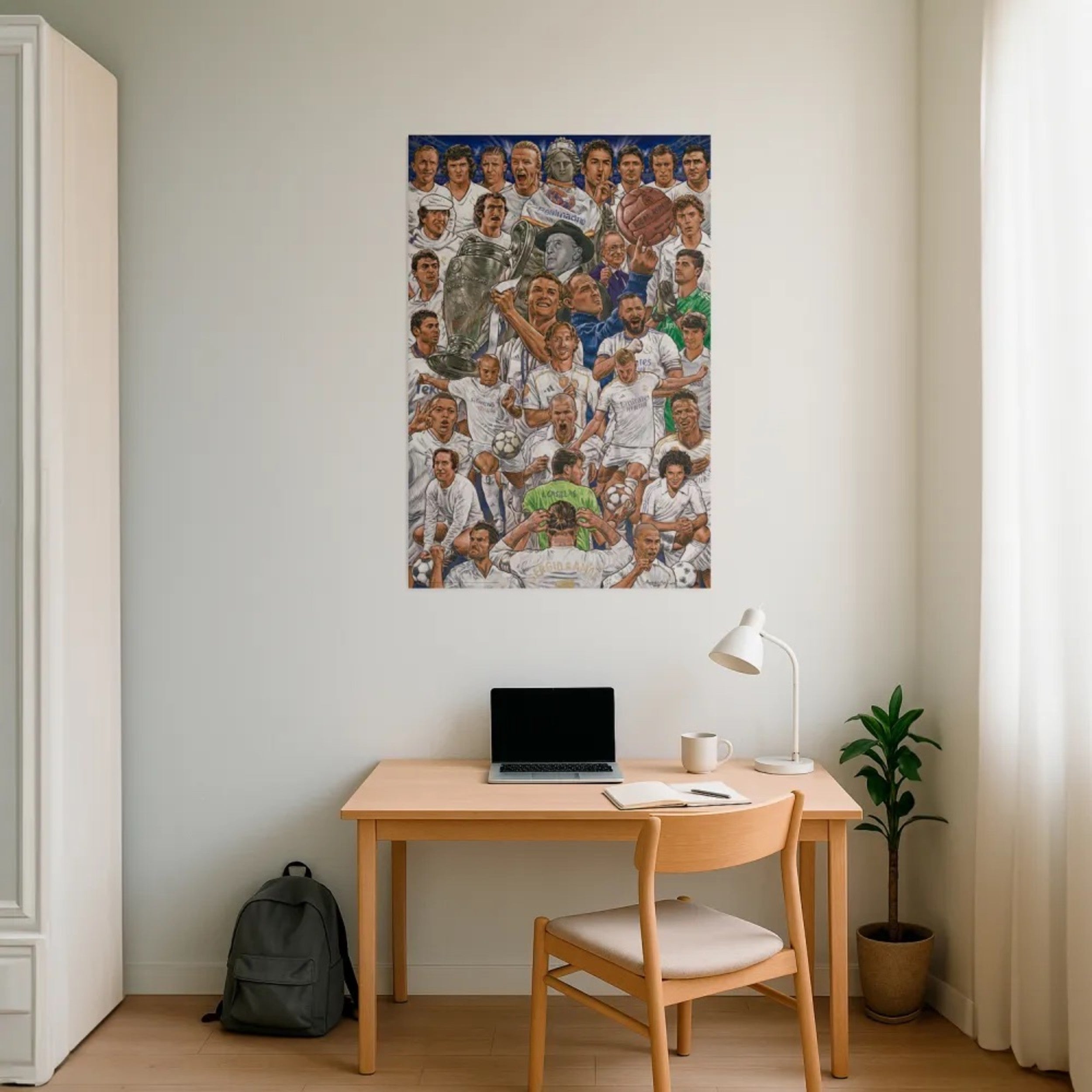 Poster Real Madrid Legends 61x91 5cm GPE6048 Sfeer | Yourdecoration.com