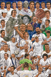 Poster Real Madrid Legends 61x91 5cm GPE6048 | Yourdecoration.com