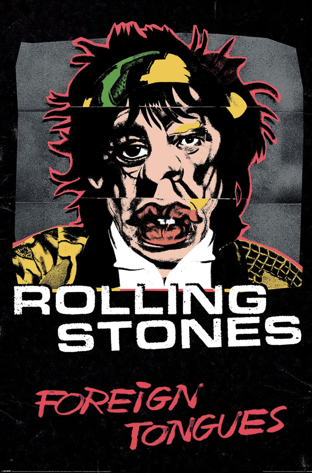 Poster Rolling Stones Foreign Tongues Album 61x91 5cm PP2513359 | Yourdecoration.com