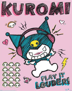 Poster Sanrio Kurom Louder 40x50cm MPP2501443 | Yourdecoration.com