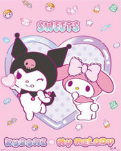 Poster Sanrio Kuromi My Melody Sweets 40x50cm MPP2501459 | Yourdecoration.com