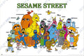Poster Sesame Street Characters 91 5x61cm GPE6102 | Yourdecoration.com