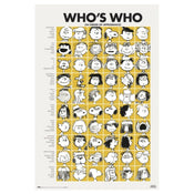 Poster Snoopy Who Is Who 61x91 5cm GPE5971 | Yourdecoration.com