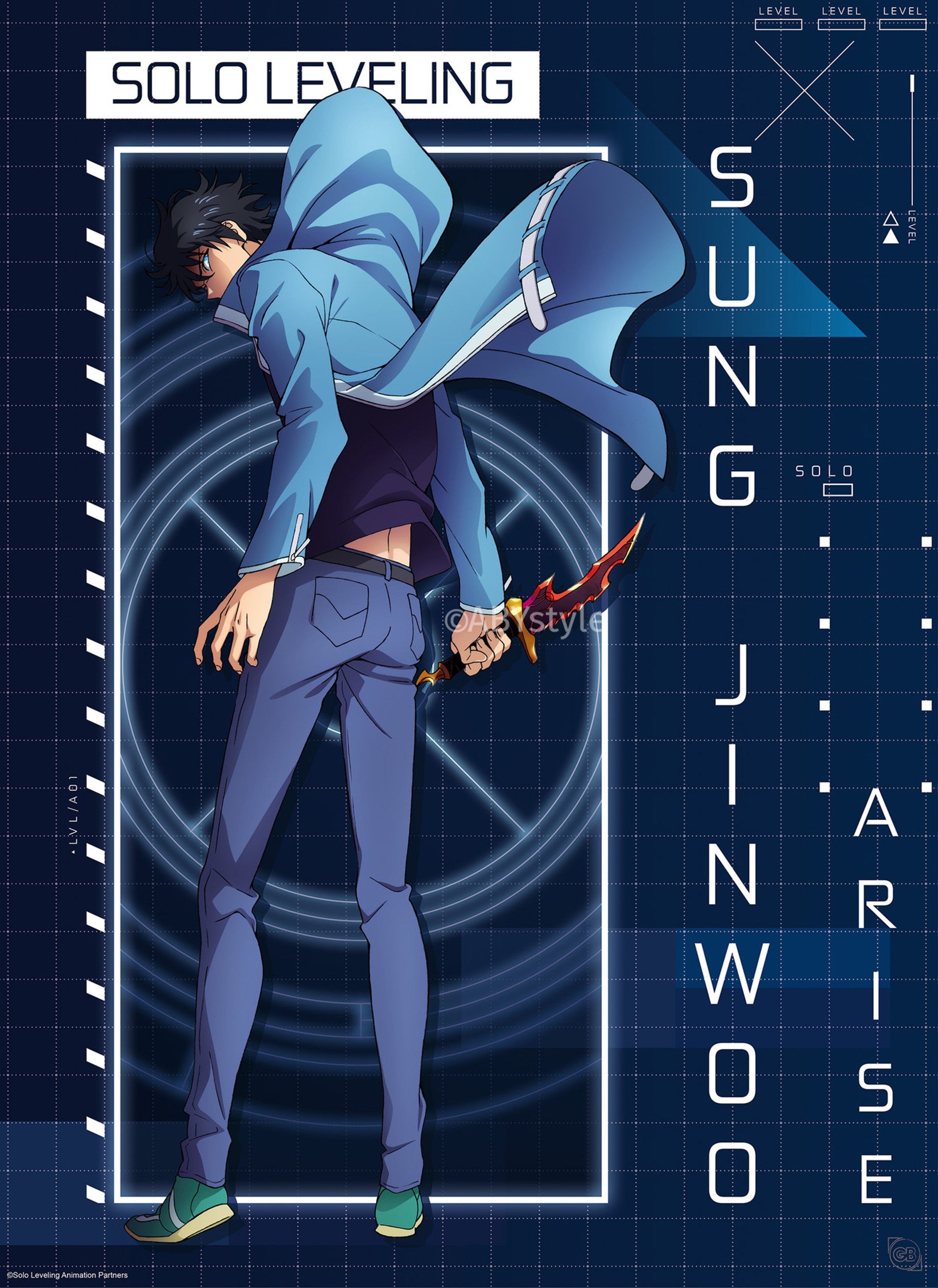 Poster Solo Leveling Jinwoo Arise 61x91 5cm GBYDCOA025 | Yourdecoration.com