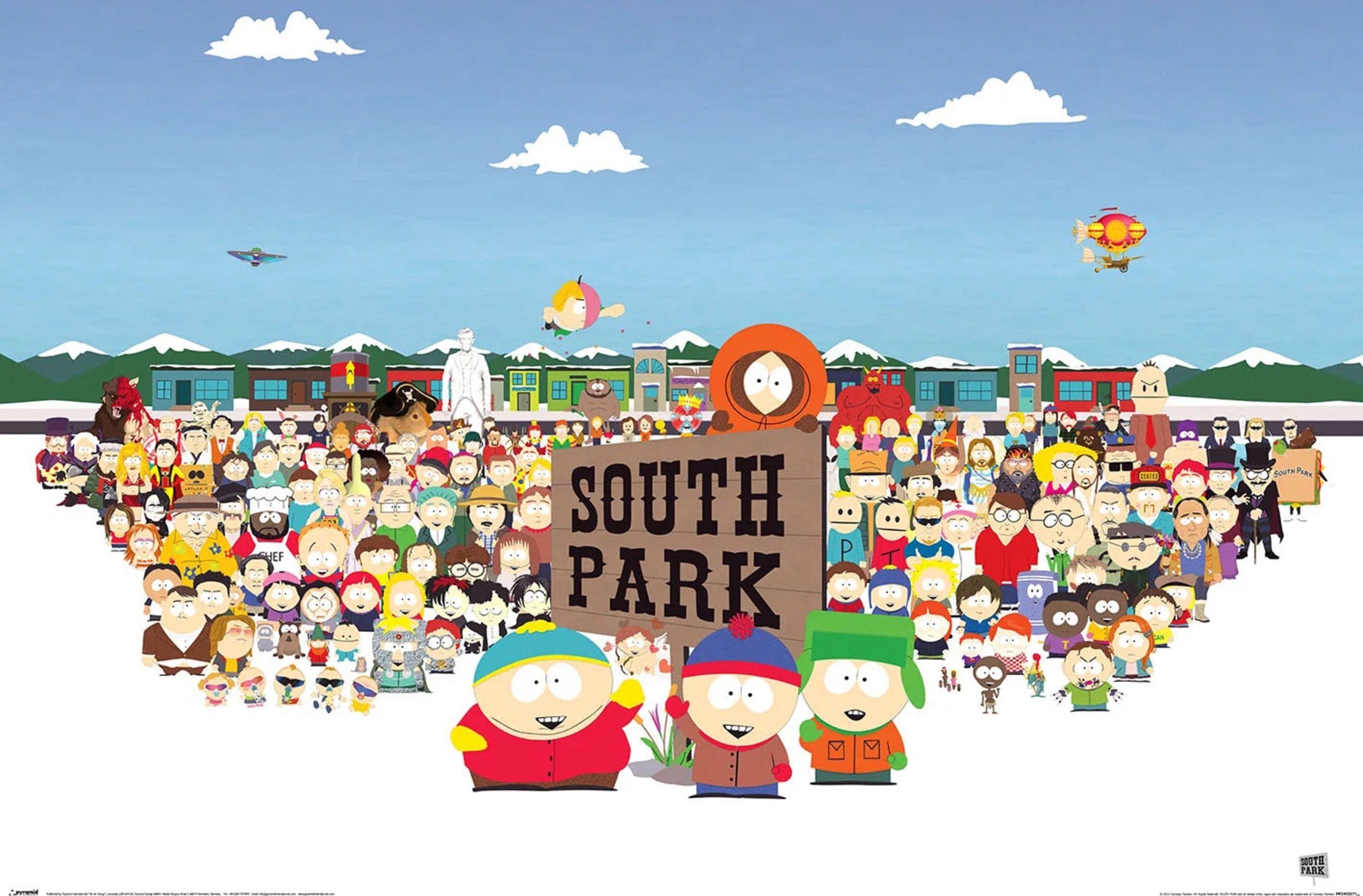 Poster South Park Characters 91 5x61cm PP2402571 | Yourdecoration.com