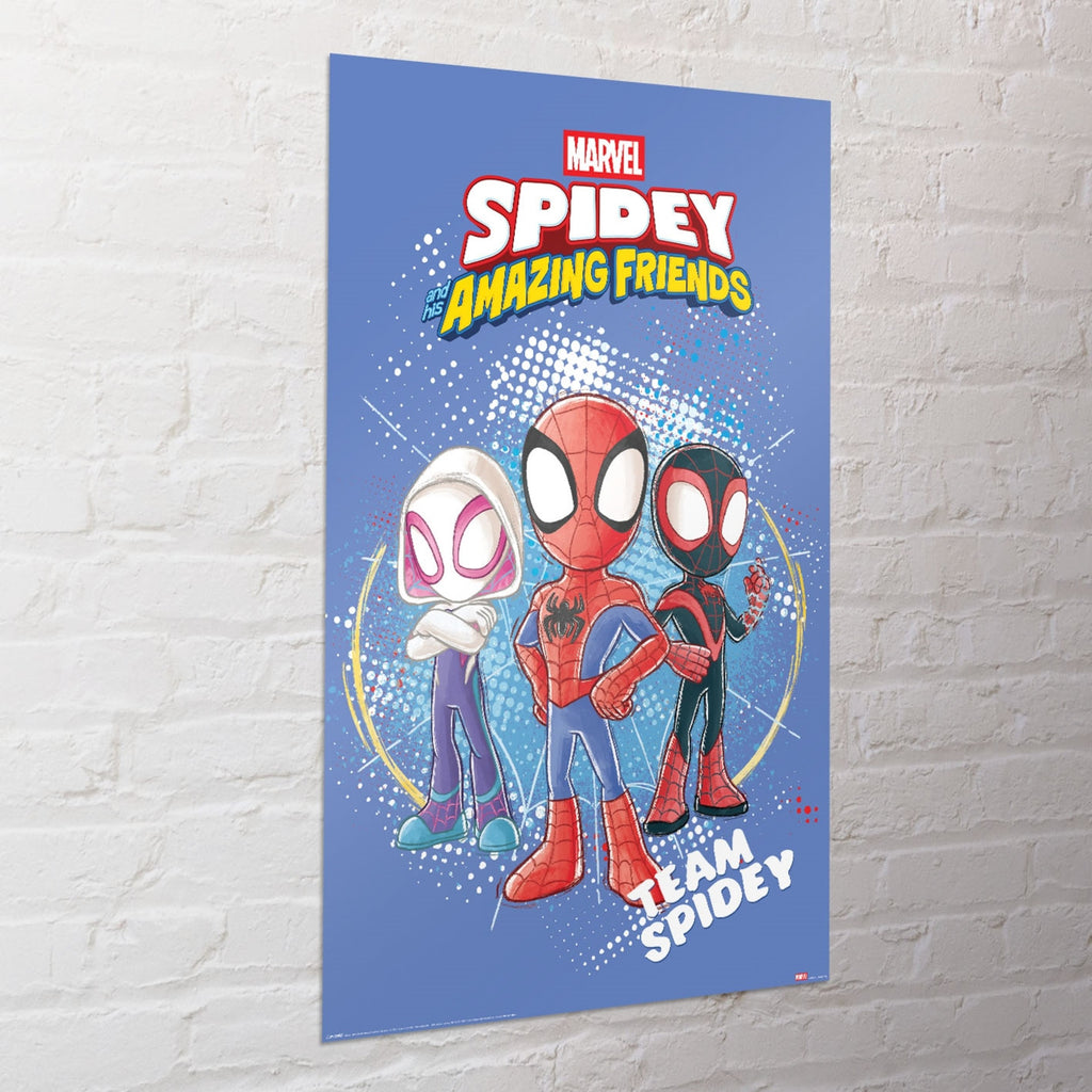 Poster Spidey And His Amazing Friends Team Up 61x91 5cm PP2513295 Sfeer | Yourdecoration.com
