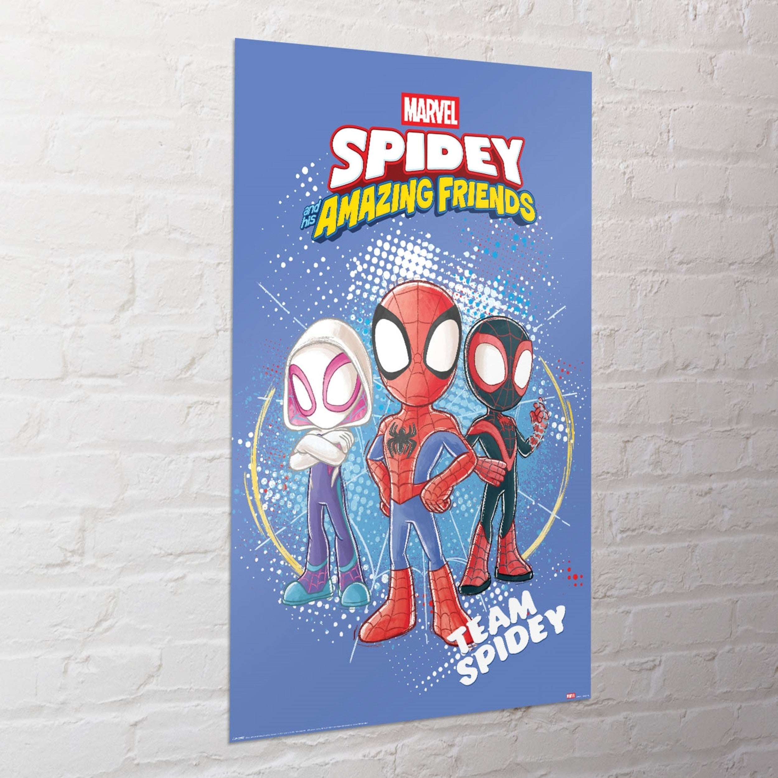 Poster Spidey And His Amazing Friends Team Up 61x91 5cm PP2513295 Sfeer | Yourdecoration.com